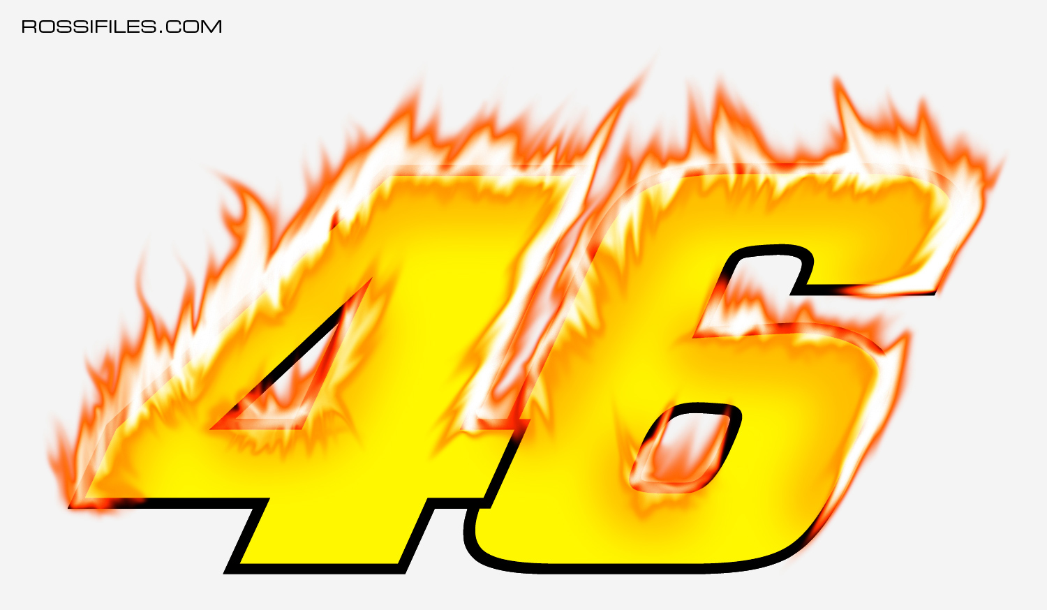 46 Fire White | Racing Wallpapers